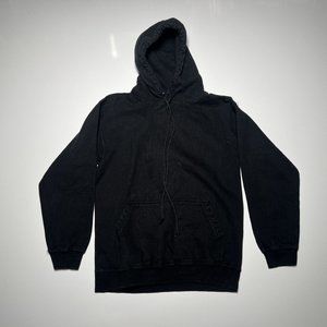 AlStyle Black Standard Cotton Polyester Hoodie Unisex Size S